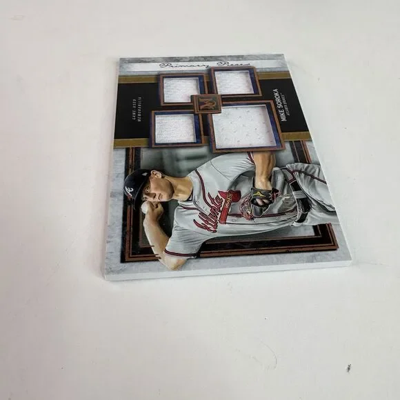 Mike Soroka Topps Primary Pieces Quad Relic Patch, Atlanta Braves 2020 SPQR-MSO - Picture 4 of 4